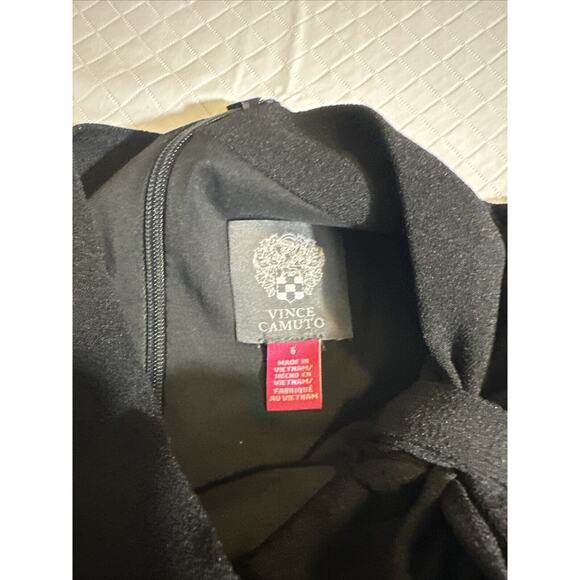 Vince Camuto Women's Mesh Dot Sleeve Shift Dress Black Size 6 VC1M0271 Party - Picture 7 of 12